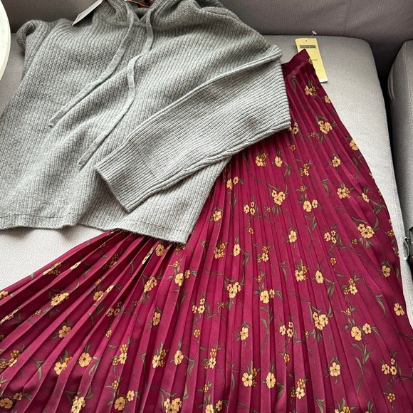 Vintage Prophecy Floral Midi Skirt size 8 - Picture 8 of 8